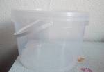 фото Ведро 3 литра прозрачное, полипропиленовое
