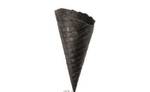фото Черный вафельный рожок (стаканчик) для мороженого