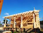 фото Строительство Деревянных домов из оцилиндрованного бревна