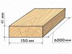 фото Пиломатериалы доска 45х150х6000 1 сорт отборный