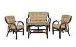 фото Комплект мебели Макита из ротанга (Темно-коричневый)