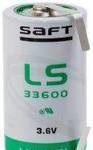 фото Элемент питания литиевый SAFT LS 33600 CNR с лепестками