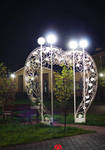 фото Кованая арка "Сердце"