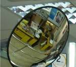 фото Сферическое круглое Зеркало для помещения Д400