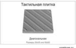 фото Тактильная плитка 300Х300 и 500Х500 диагонал из бетона и ПВХ