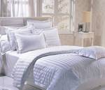 фото Комплект постельного белья сатин полоса для гостиниц