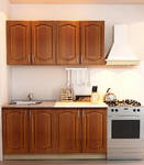 фото Кухня "Олимпия-2" орех 160 см