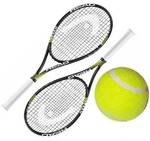 фото Прокат и аренда Ракеток для большого тенниса с мячом