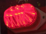 фото Светодиодная Строб-лампа накладная, красная