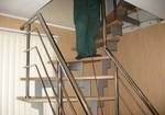 фото Ограждения лестниц из нержавеющей стали
