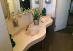 фото Столешницы в ванную комнату и санузлов на заказ