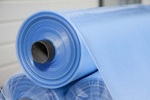 фото Плёнка полиэтиленовая укрывная синяя 80мкм., 3м*100м.