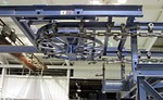 фото Подвесной конвейер ГН-100р, каретки, цепи тяговые Р1,Р2, редукторы КДВ и другое конвейерное оборудование