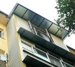 фото Козырьки на окна и балконы