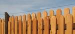 Фото №2 Деревянный забор из строганной доски
