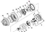 фото Зубчатое кольцо (ring toothed) 332/H3926 для JCB JS200/JS220