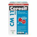 фото Ceresit CM 11 Pro Клей для плитки и керамогранита (С1) 25 кг